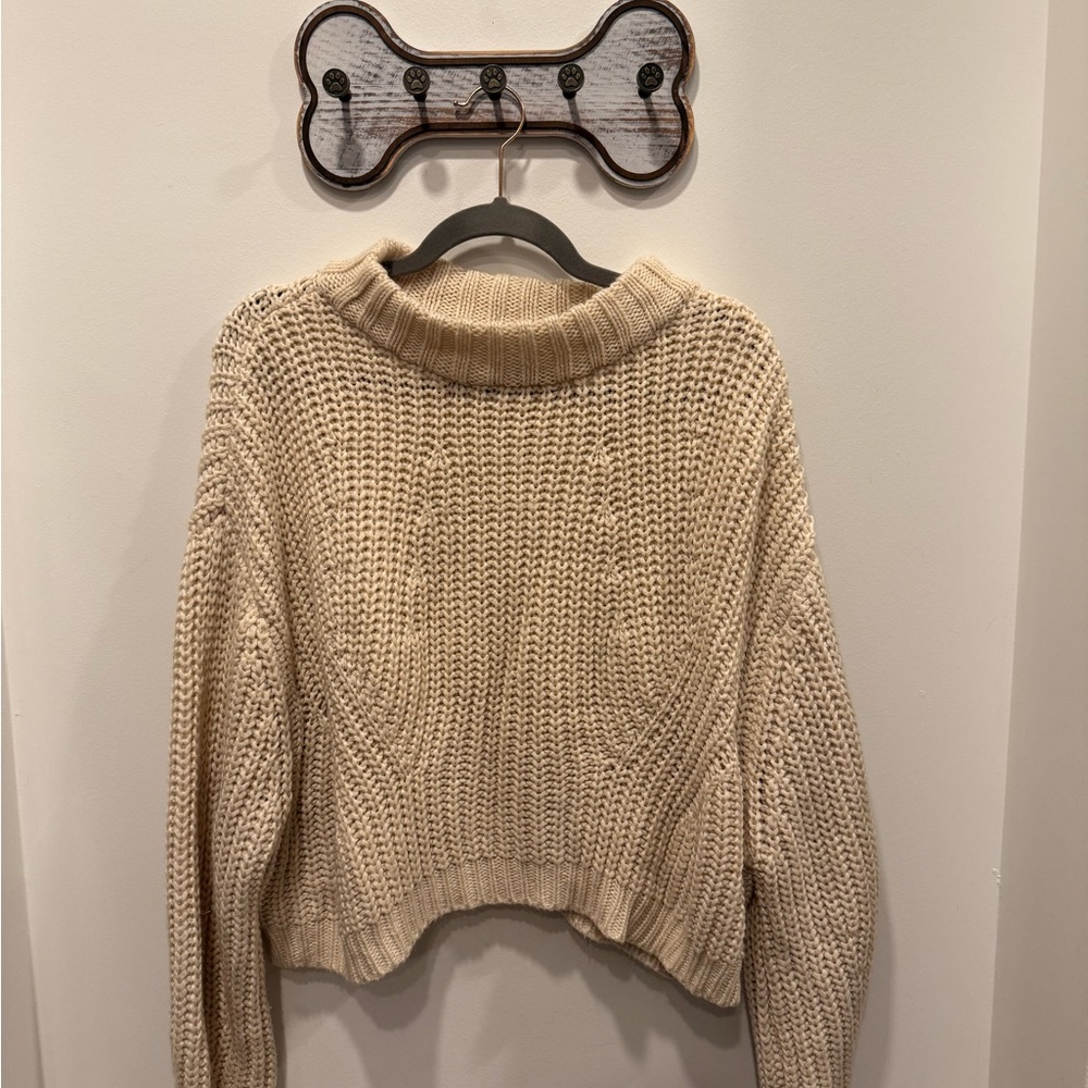Cozy Cream Sweater Kendall + Kylie